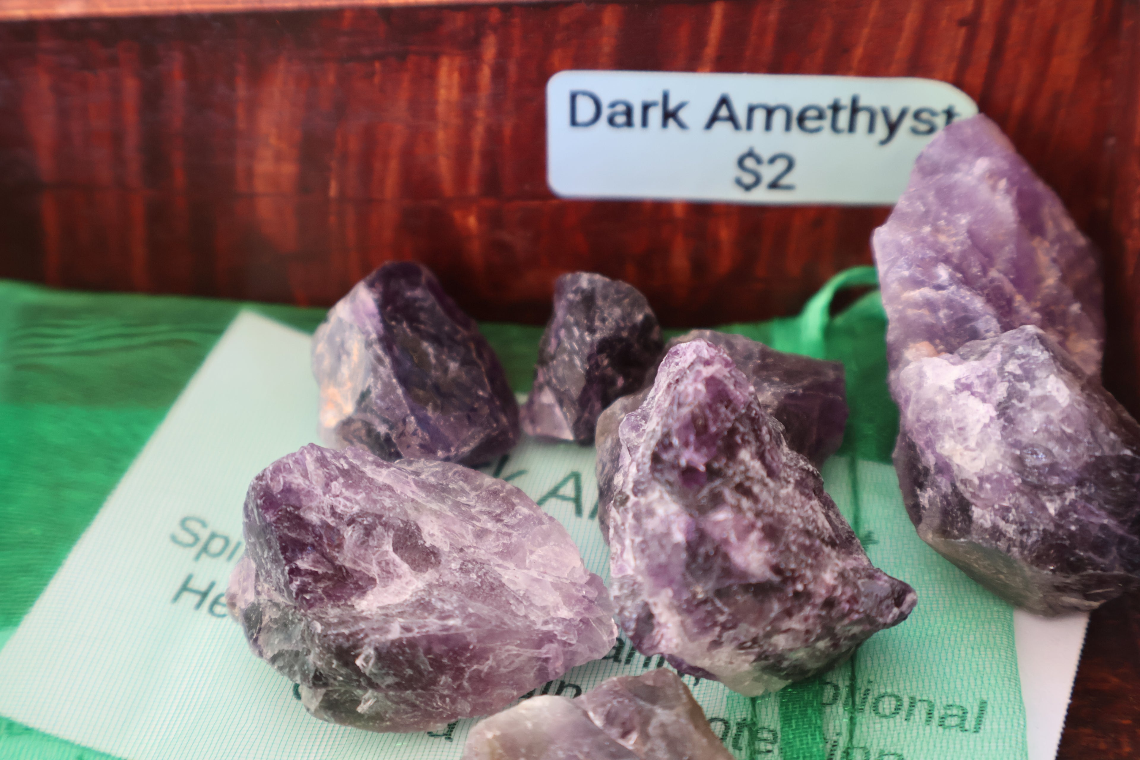 Raw dark amethyst