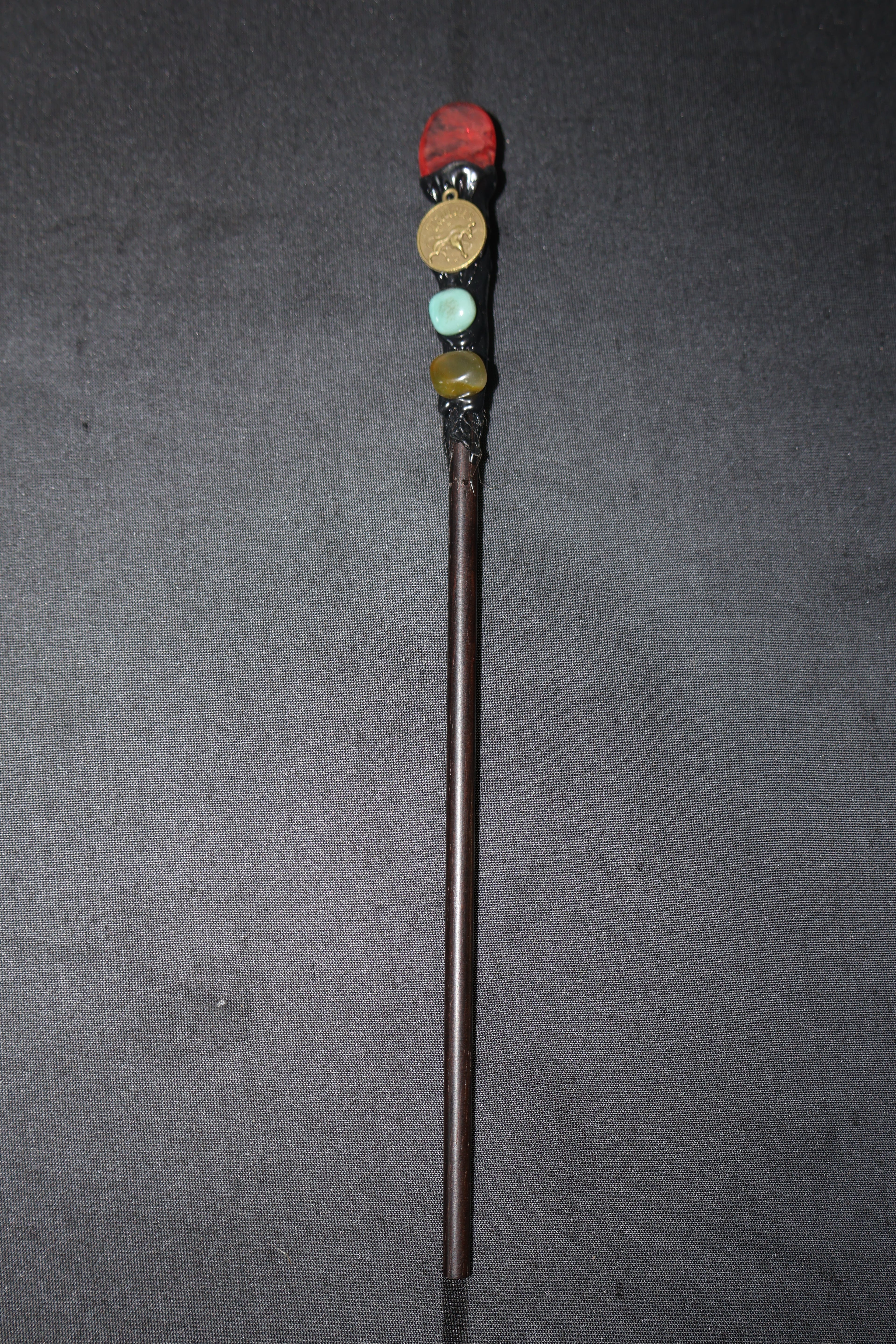 Red Coral Zodiac Wand