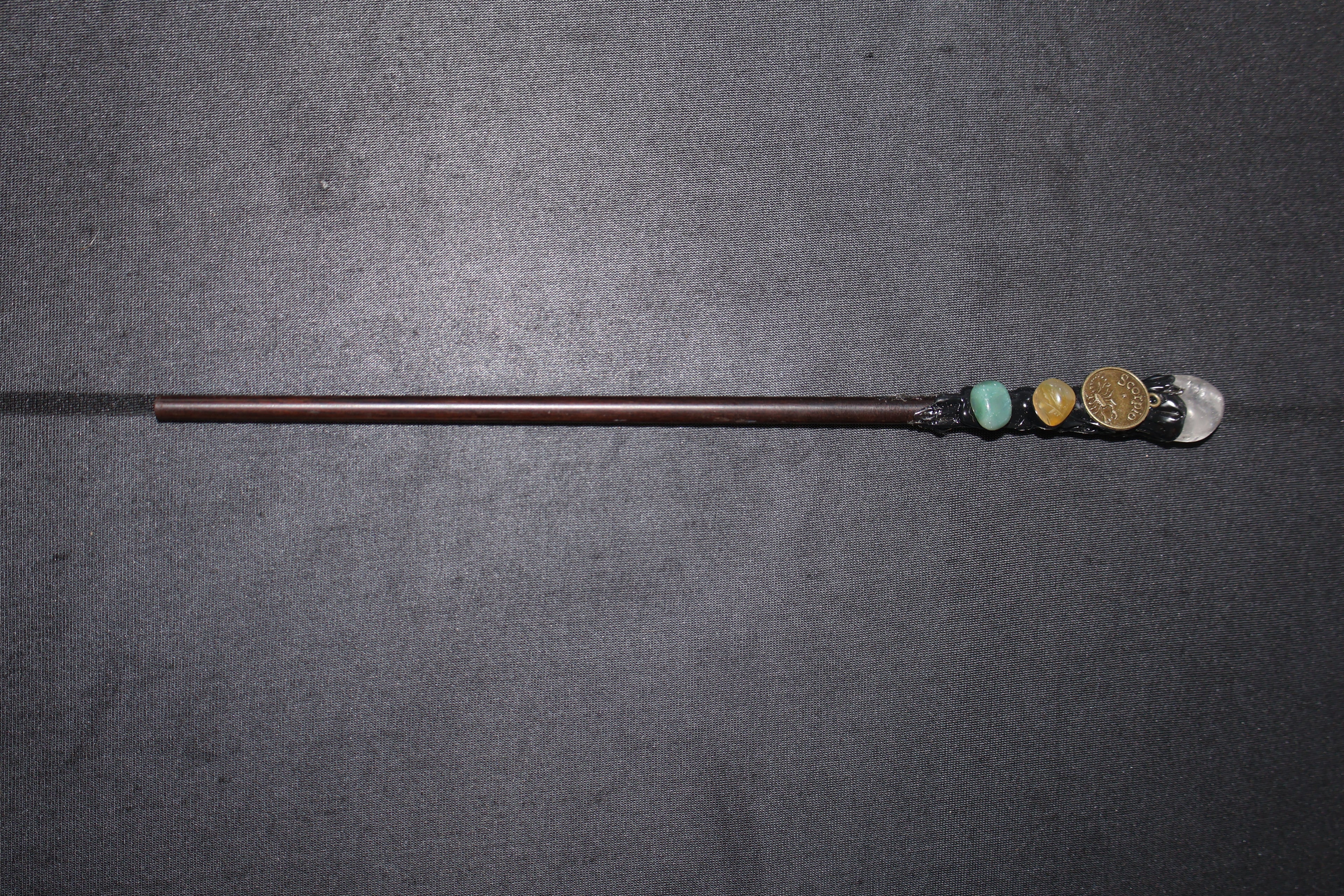 Clear Quartz Zodiac Wand