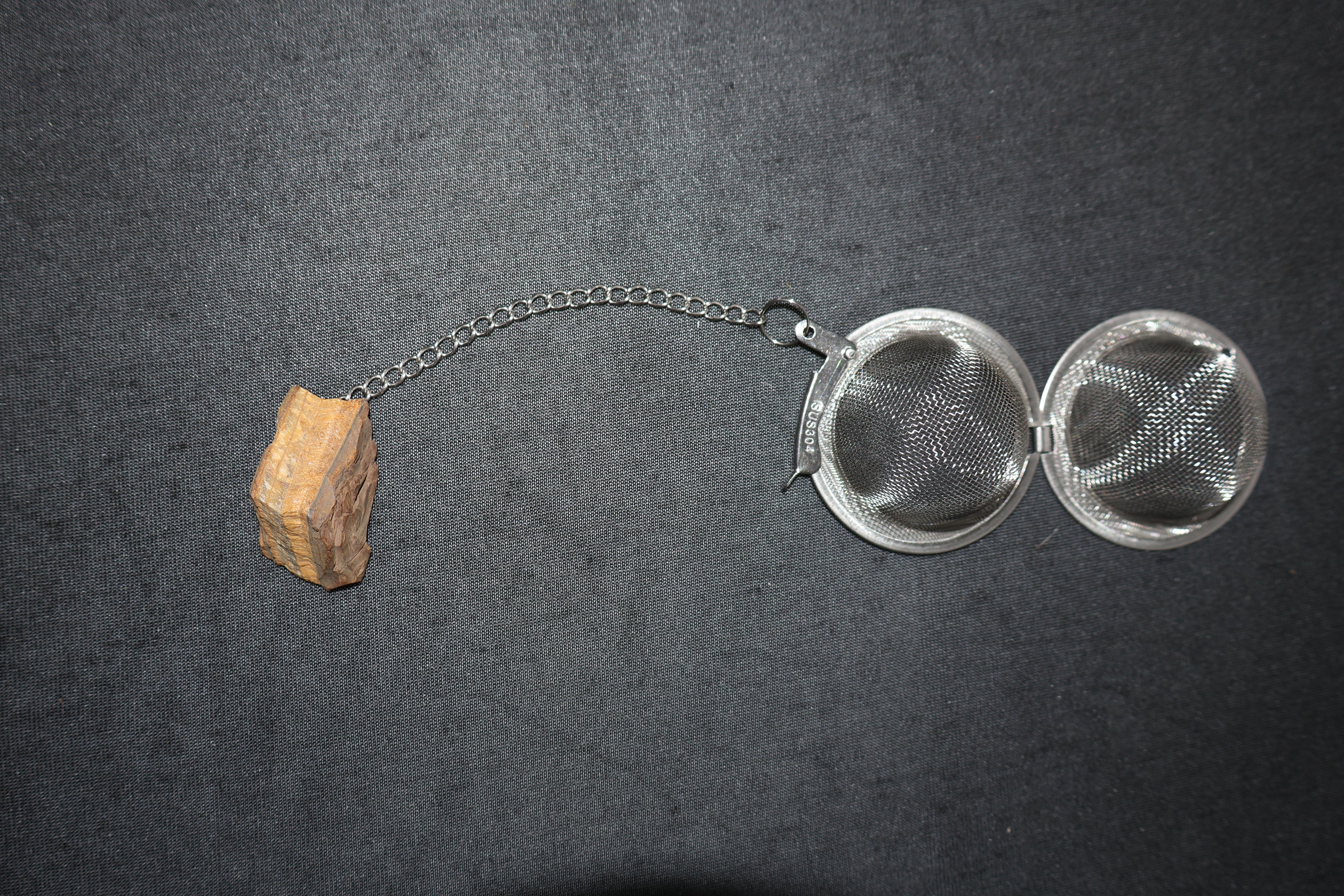 Tigers Eye Tea Strainer