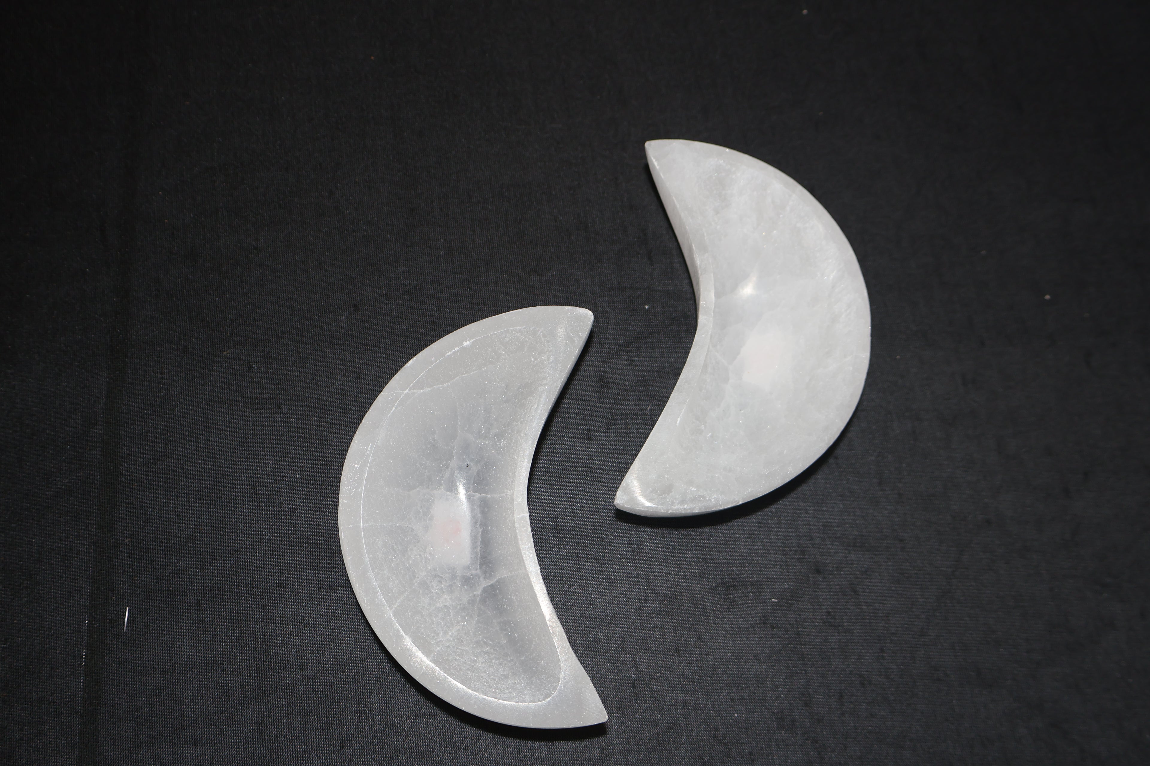 Selenite Moon Bowl