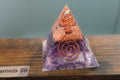 Resin crystal pyramid