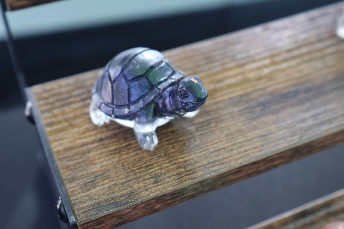 Resin crystal turtle