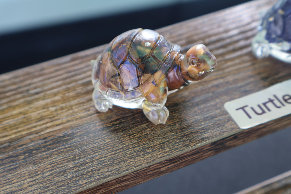 Resin crystal turtle