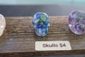 Resin crystal skull
