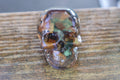 Resin crystal skull